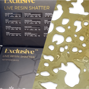 EXCLUSIVE: Live Resin Shatter Oz Slab